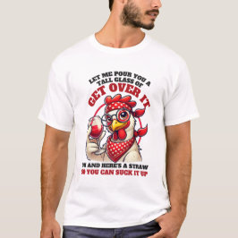 Camiseta Humor Engraçado de Frango Western