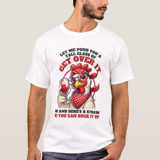 Camiseta Humor Engraçado de Frango Western
