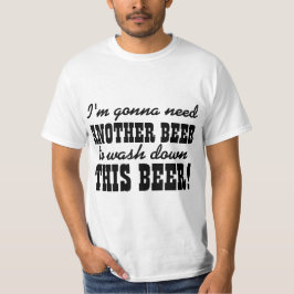 Camiseta Humor engraçado do bebendo da cerveja