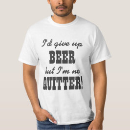 Camiseta Humor engraçado do bebendo da cerveja