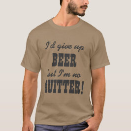 Camiseta Humor engraçado do bebendo da cerveja