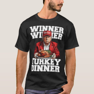 Camiseta Humor Engraçado Vencedor do Trump Na Turquia Janta