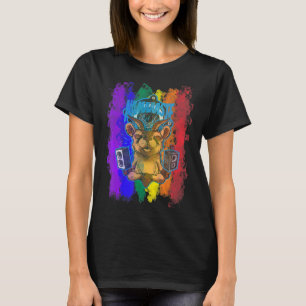 Camiseta Humor Goat The Goatdad Bulk Anarchy Moon Gótico