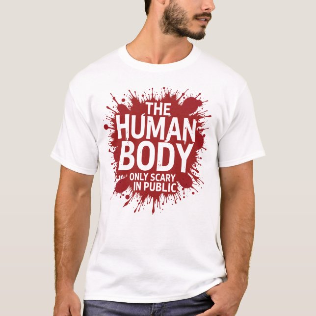 Camiseta Humor Humor Corpo Humor T-Shirt (Frente)