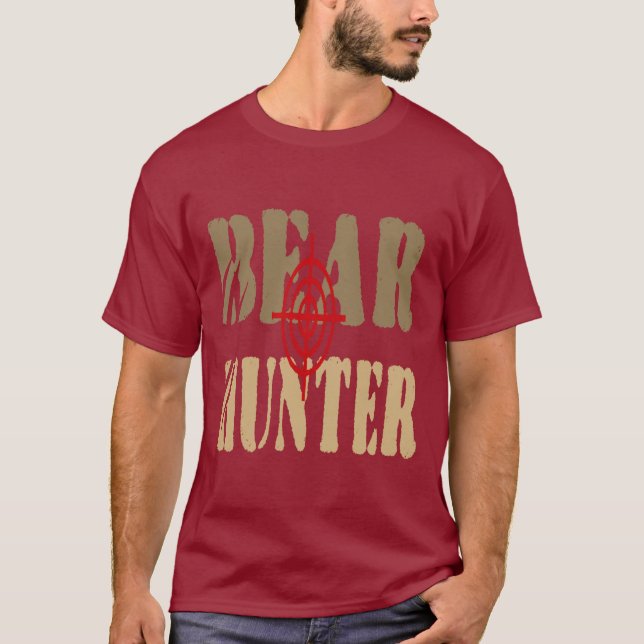 CAMISETA HUMOR LEGAL BEAR HUNTER (Frente)