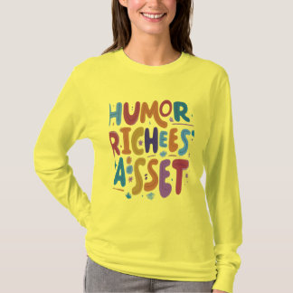 Camiseta Humor mais rico