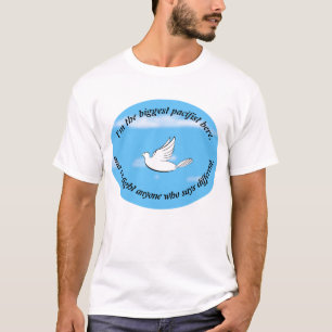 Camiseta humor pacifista