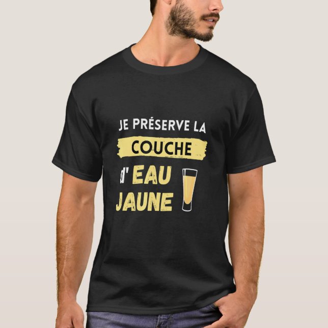 Camiseta Humor Pastis Para Álcool De Bela E Aperitif (Frente)