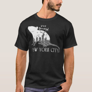Camiseta Humor Piada Engraçado Nova Iorque Rat