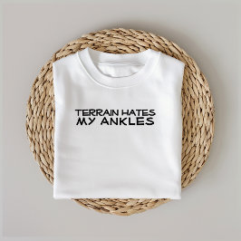Camiseta Humor preto de camping de caminhada