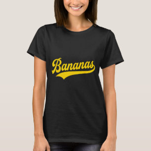 Camiseta Humor Retrô Banana Bananas Clássico Homens Mulhere