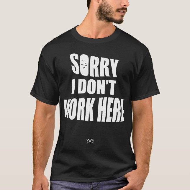 Camiseta Humor Sarcástico bordado (Frente)