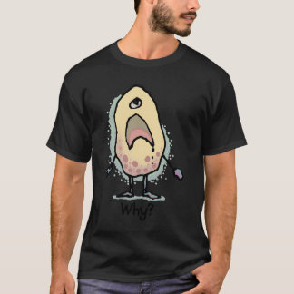 Camiseta Humor Sarcástico Por quê? Arte - Design Moderno