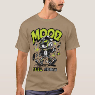 Camiseta Humor Sentir-se Bem - Estilo de Rua Anime Gamer