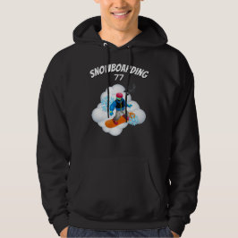 Camiseta humor snowboarding