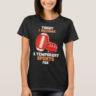 Camiseta Humor Sunday American Football Fan para o Esporte