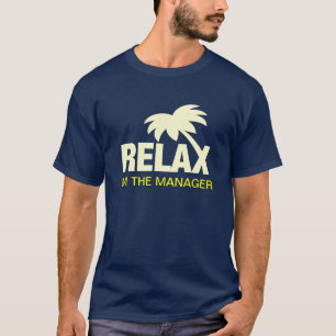 Camiseta Humor T-shirt para gestores com um slogan engraçad