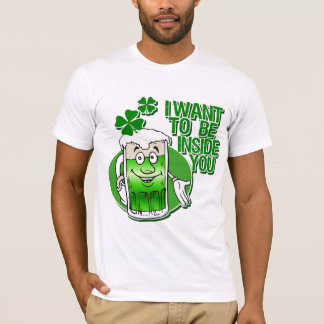 Camiseta Humor verde irlandês engraçado da cerveja