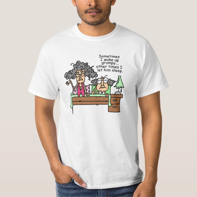 Camiseta Humorista, Deixem-se dormir (Frente)