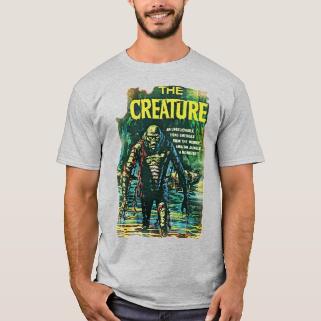 Camiseta humorística "A CRIATURA" de 1950 (Frente)