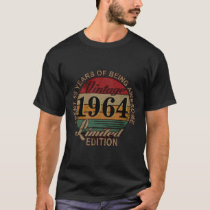 Camiseta Humorística de 60º Aniversário com Estilo