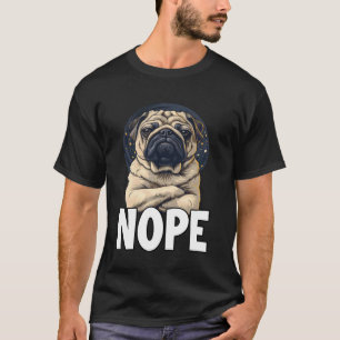 Camiseta Humorística Pug, ideal para passear com o