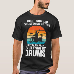 Camiseta Humorístico, estou tocando meu entusiasta do músic