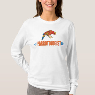 Camiseta Humorístico Eu Adoro Papagaios