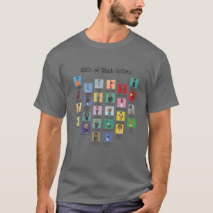Camiseta Humorísticos Abcs De História Negra Professor De