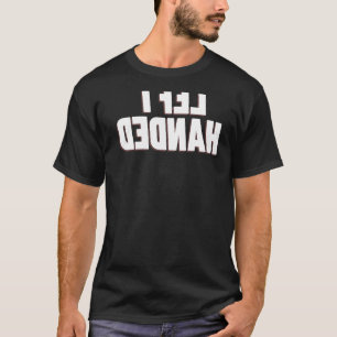 Camiseta Humorous Esquerda Apresenta Ditos De Gag