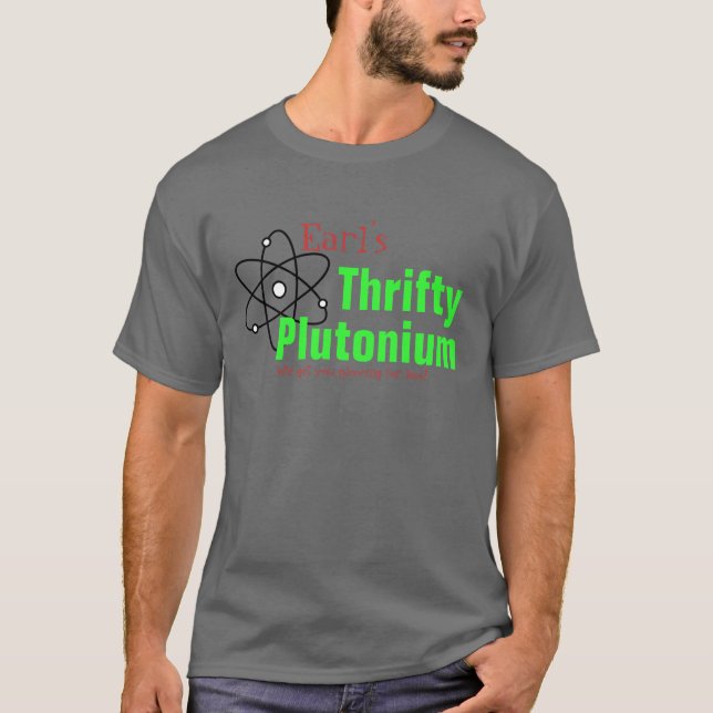 Camiseta Humorous Science Nuclear Plutônio Engraça (Frente)