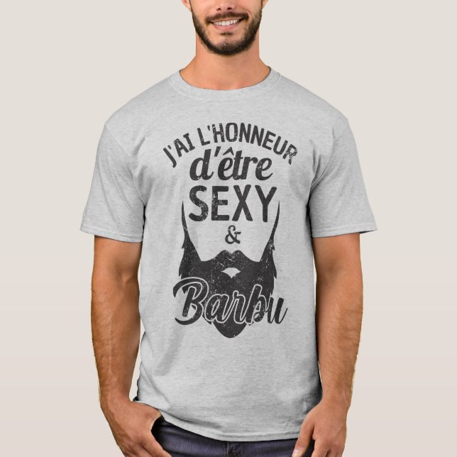 Camiseta Humour barbe 2 (Frente)