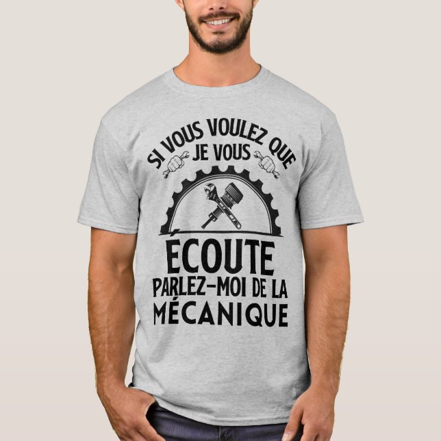 Camiseta Humour mécanique mécano 2 (Frente)