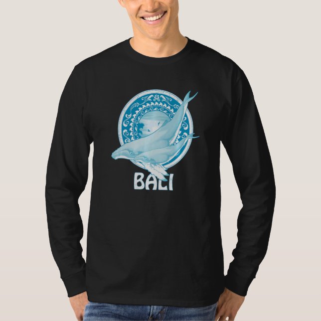 Camiseta Humpback Whales Dive Bali Indonesia   (Frente)