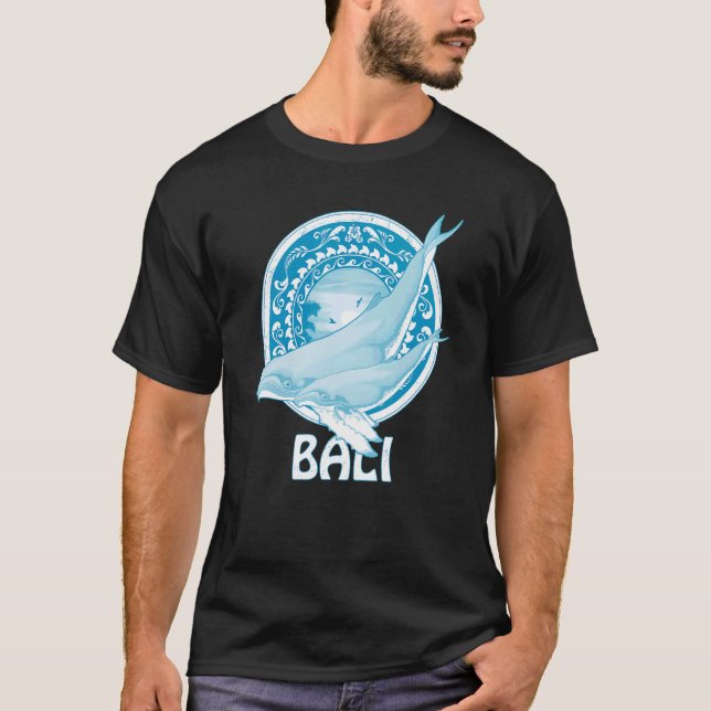 Camiseta Humpback Whales Dive Bali Indonesia (Frente)