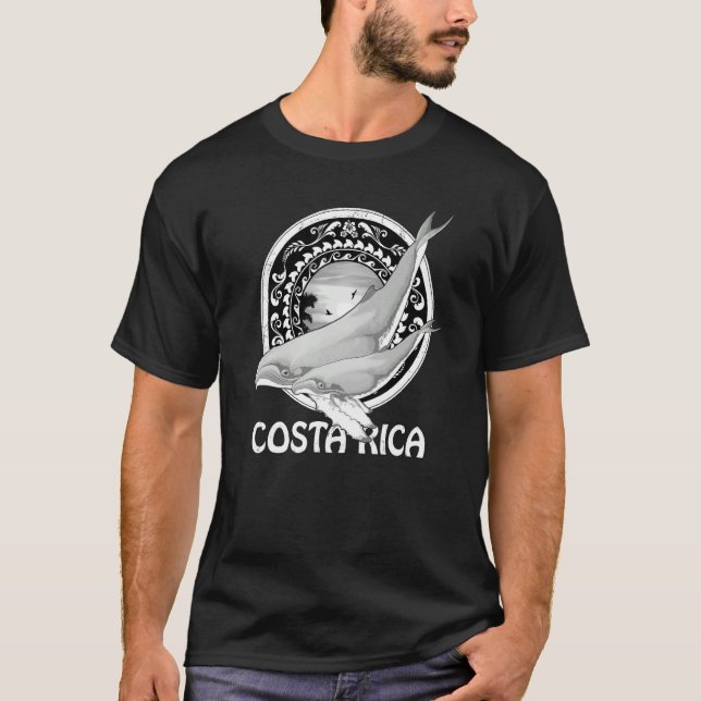 Camiseta Humpback Whales Dive Costa Rica (Frente)