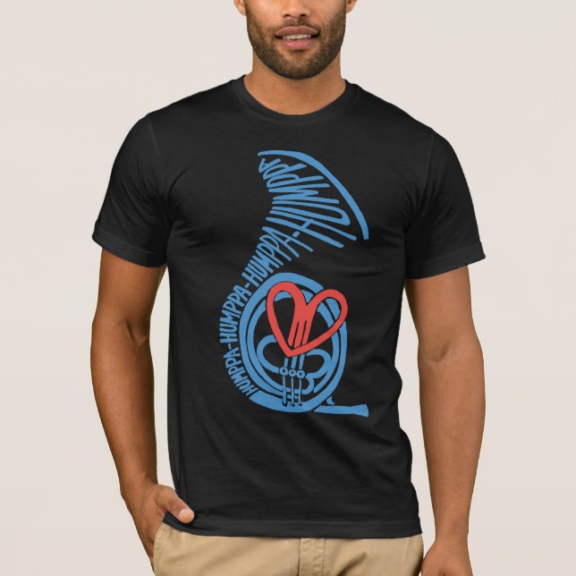 Camiseta Humppa Love Blue2 AA (Frente)