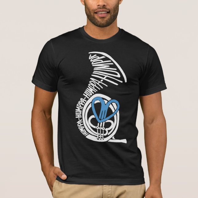 Camiseta Humppa Love Blue Dark AA (Frente)