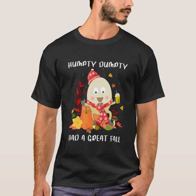 Camiseta Humpty   Dumpty Had A Great Fall Happy Fall Y'all (Frente)