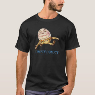 CAMISETA HUMPTY DUMPTY SAT EM UMA PAREDE - RIMA DE BERÇÁR