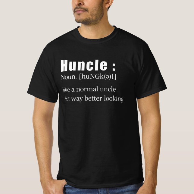 Camiseta Huncle Funny Tio Definition (Frente)