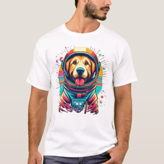 Camiseta Hund im Astronautenanzug | Vintage Design