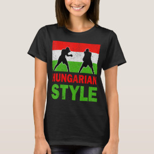 Camiseta Húngaro Boxage Hungria Bandeira Húngara Bo