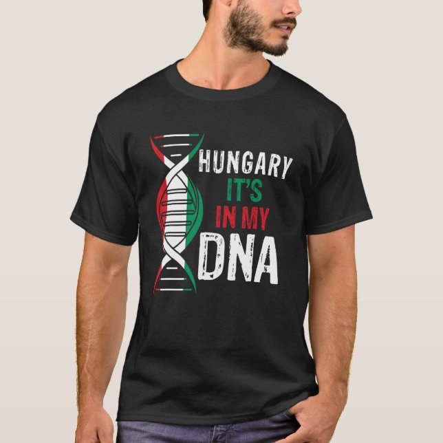 Camiseta Hungary It s In My DNA Proud Hungarian Hungary Fla (Frente)