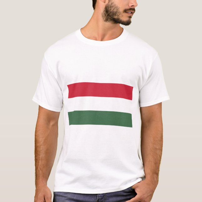 Camiseta Hungria Bandeira (Frente)