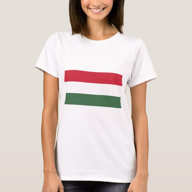 Camiseta Hungria Bandeira (Frente)