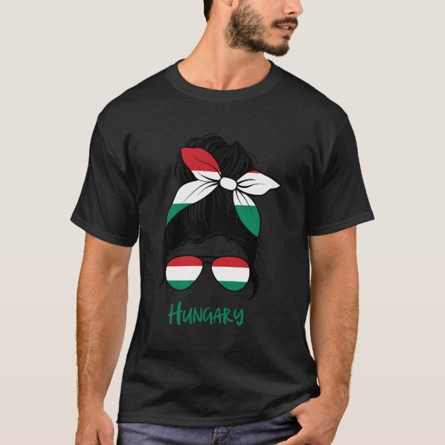 Camiseta Hungria Bandeira do Magyar (Frente)