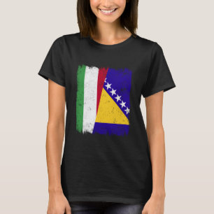 Camiseta Hungria Bandeira Meio da Bósnia e Herzegovina