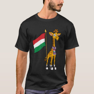 Camiseta Hungria Fan Hungria Giraffe