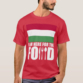 Camiseta Hungria souvenir comida viagem vintage